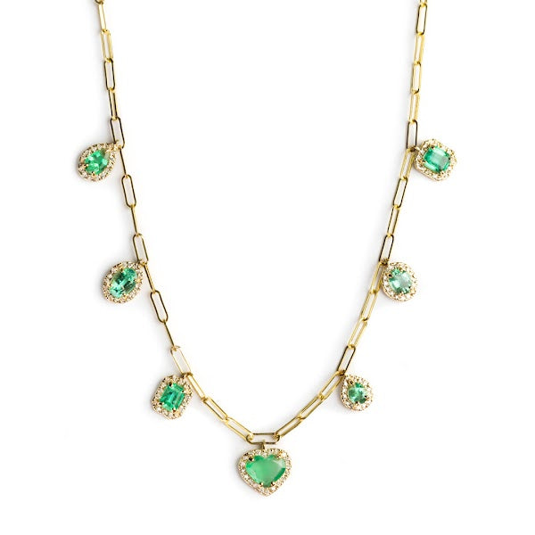 CHEERFUL EMERALD NECKLACE