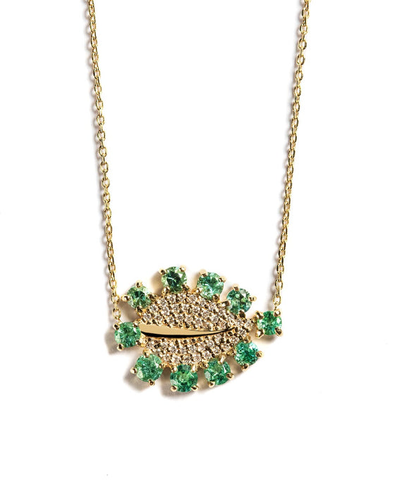 Emerald Aura Necklace