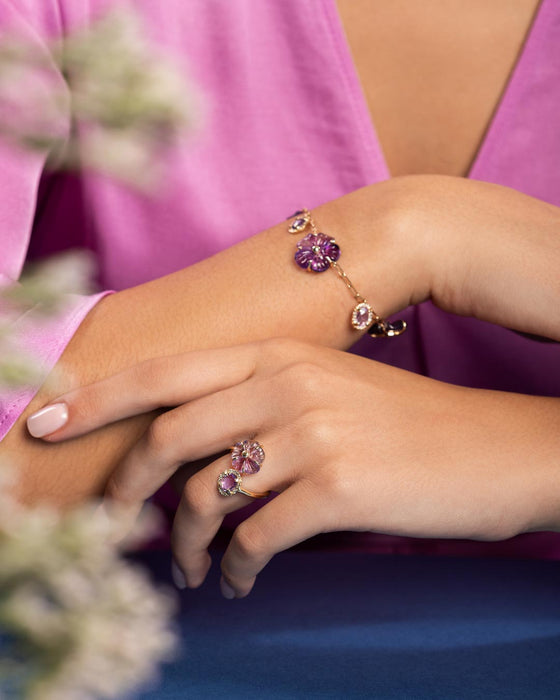 LAVENDER EARRINGS