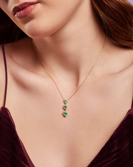 LUCKY EMERALD NECKLACE