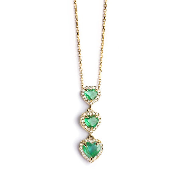 LUCKY EMERALD NECKLACE