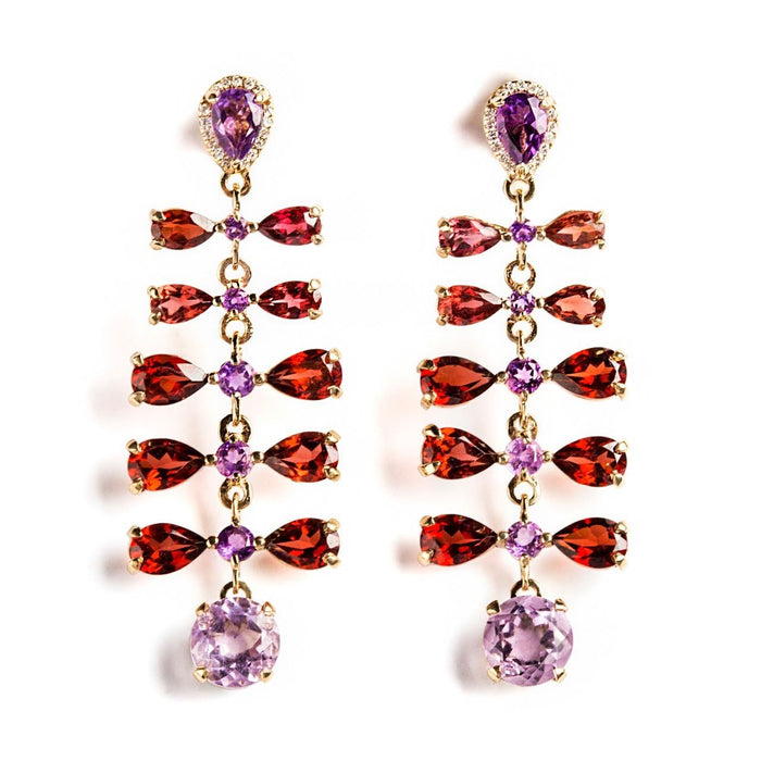 Drops of Purpura Earrings
